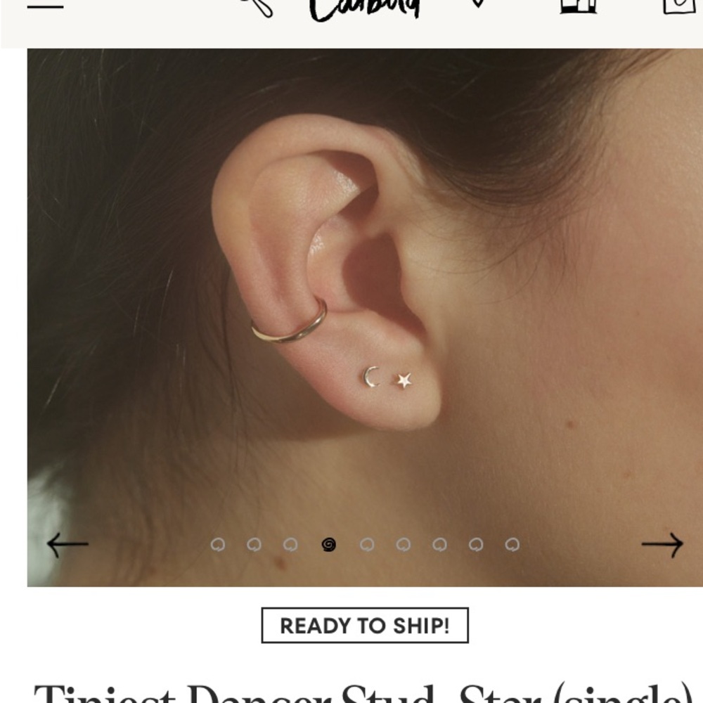 Catbird tiniest dancer star stud